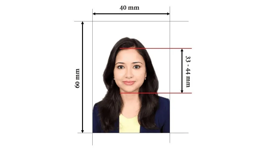 Vietnam visa photo