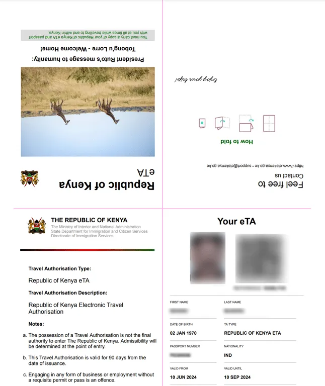 Kenya eTA